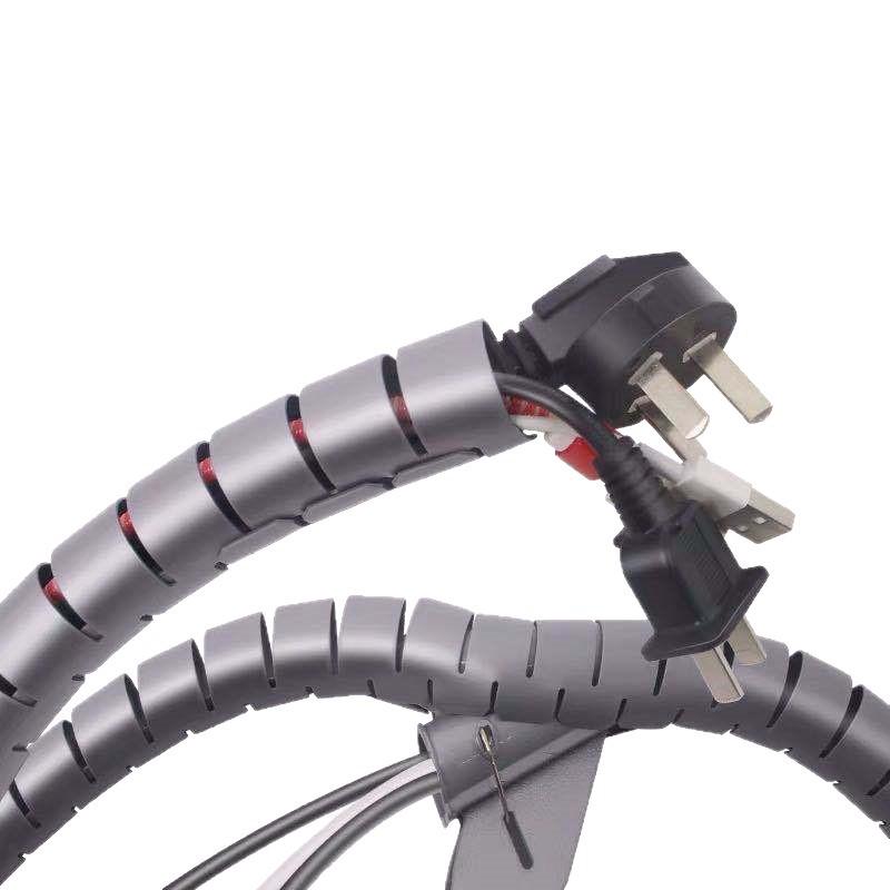 Cable Management Tube for Electric Wires - Soft Wrap for Computer, Monitor, and Power Cords.