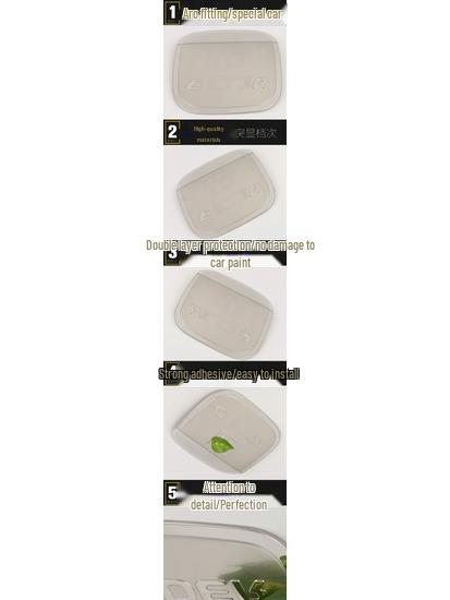 Kompatibelt Lingpai Bränsletanklock Repskyddande Dekorativt Klistermärke för 15 Modeller