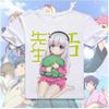 Cosplay Eromanga Sensei Anime Manga T-Shirt Costumes White Polyester New