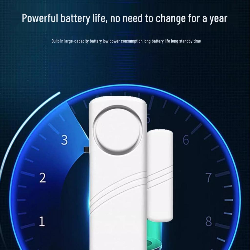 Magnetic Door & Window Alarm: Anti-Theft Entry Reminder & Window Closure Alert