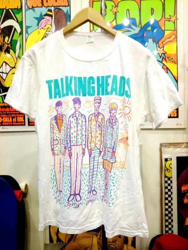 

Reprint Talking Heads Band rare Design White T shirt Men Women tee NH25704 Unisex T-Shirt L