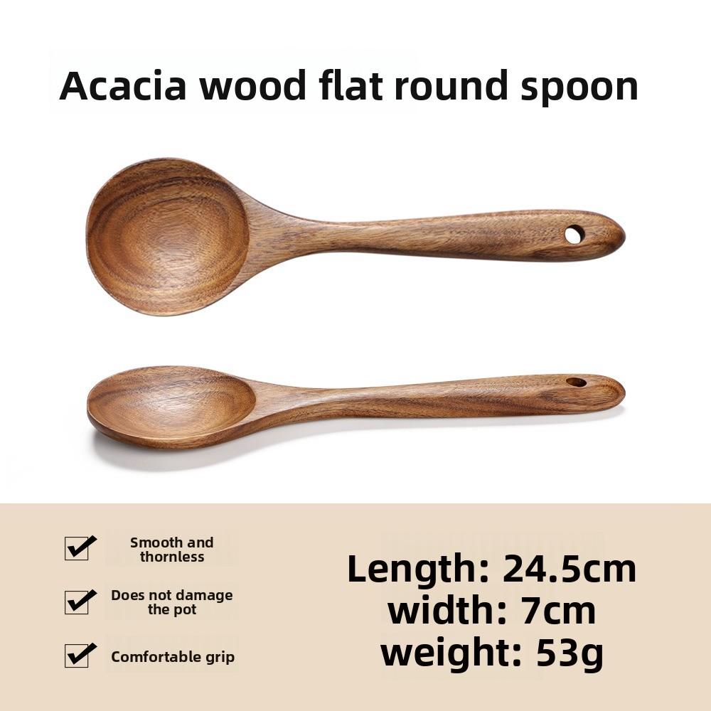 Wooden Spatula Wok Spatula Spoon Wooden Spatula Teak Kitchenware Set Wooden