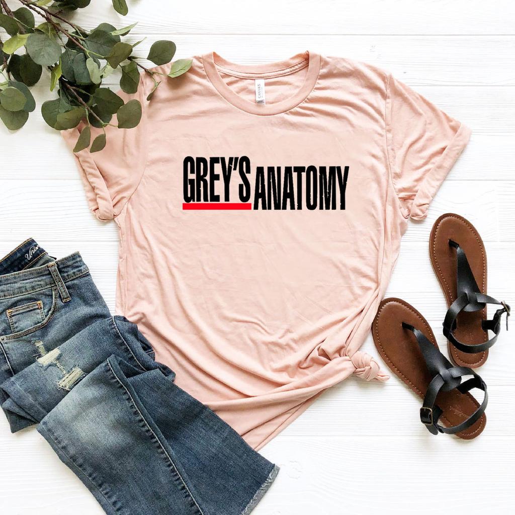 Greys Anatomy T-Shirt Grey Sloan Memorial Hospital Shirt Es ist ein schöner Tag, um Leben zu retten T-Shirt Damen T-Shirts Grafik T-Shirts