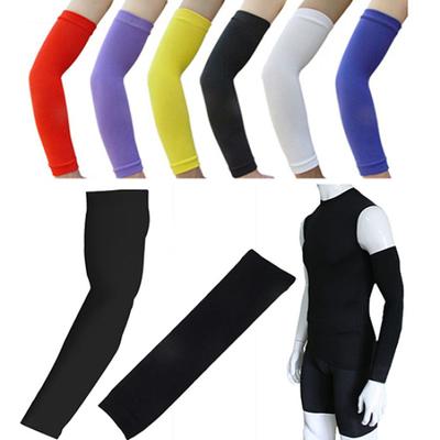 Sports Armlet Basketball Bike Elastic Arm Long Sleeve Guard Cover Protector