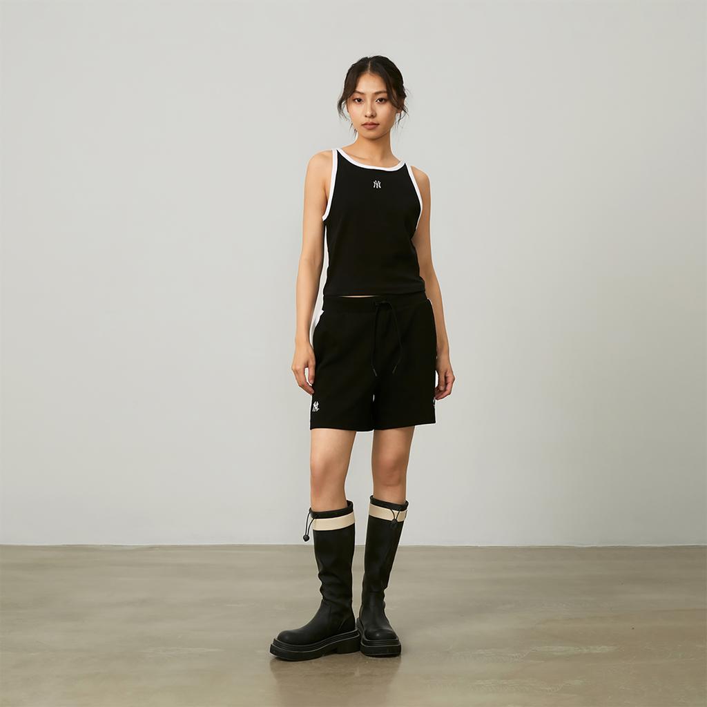 New MLB SS24 Tank Top Women's Black 3FTKB0443-50BKS