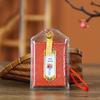 Lingyin Temple Amulet Sachet: Portable Charm for Phone, Car, or Purse – Health & Luck Pendant