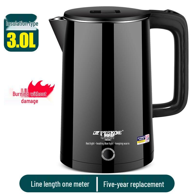 2025 Stainless Steel Electric Kettle with Keep Warm Function, Ideal for Dormitories, Water Boiler
