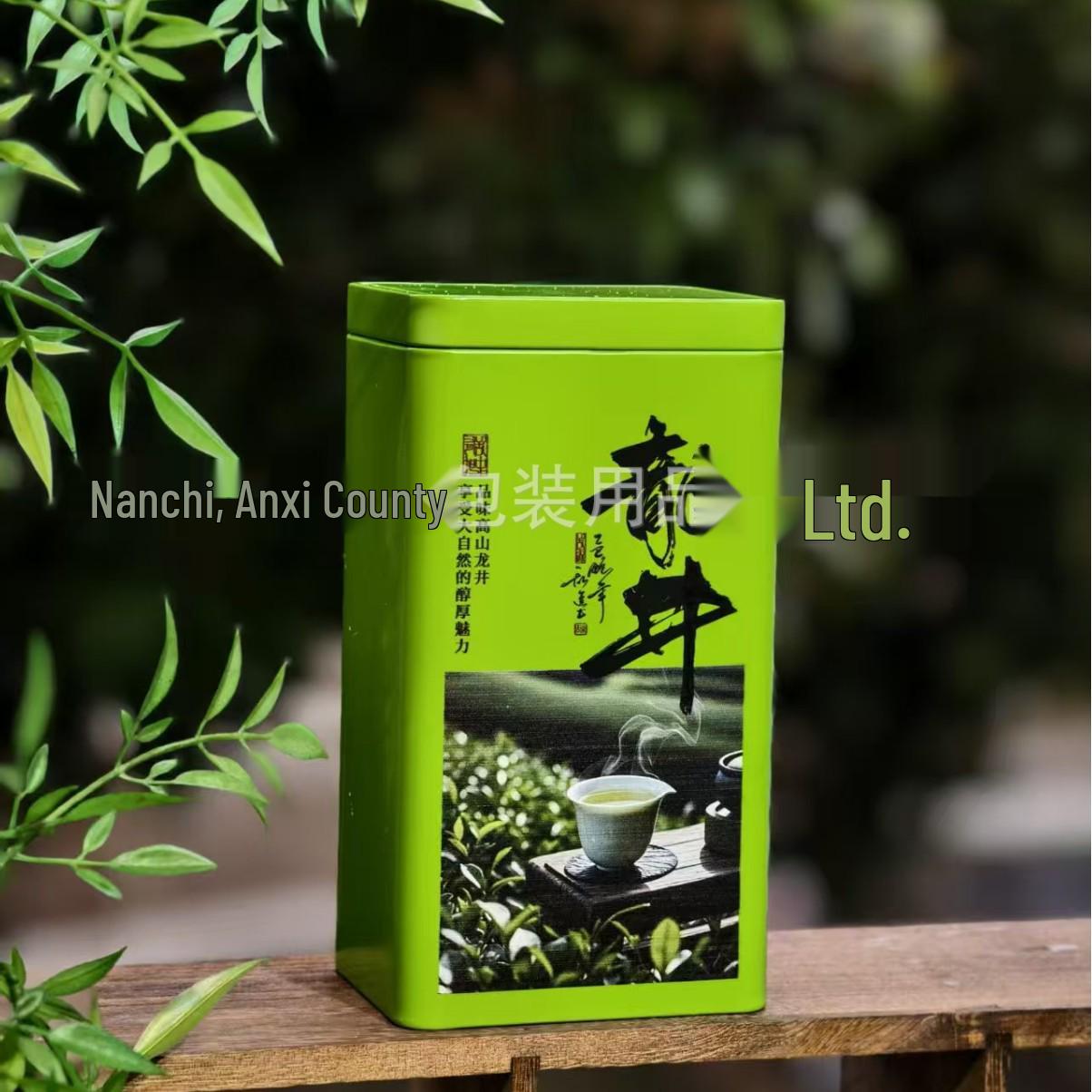 

Универсальная жестяная банка для упаковки чая Longjing - Доступны варианты на полцзиня и один цзинь