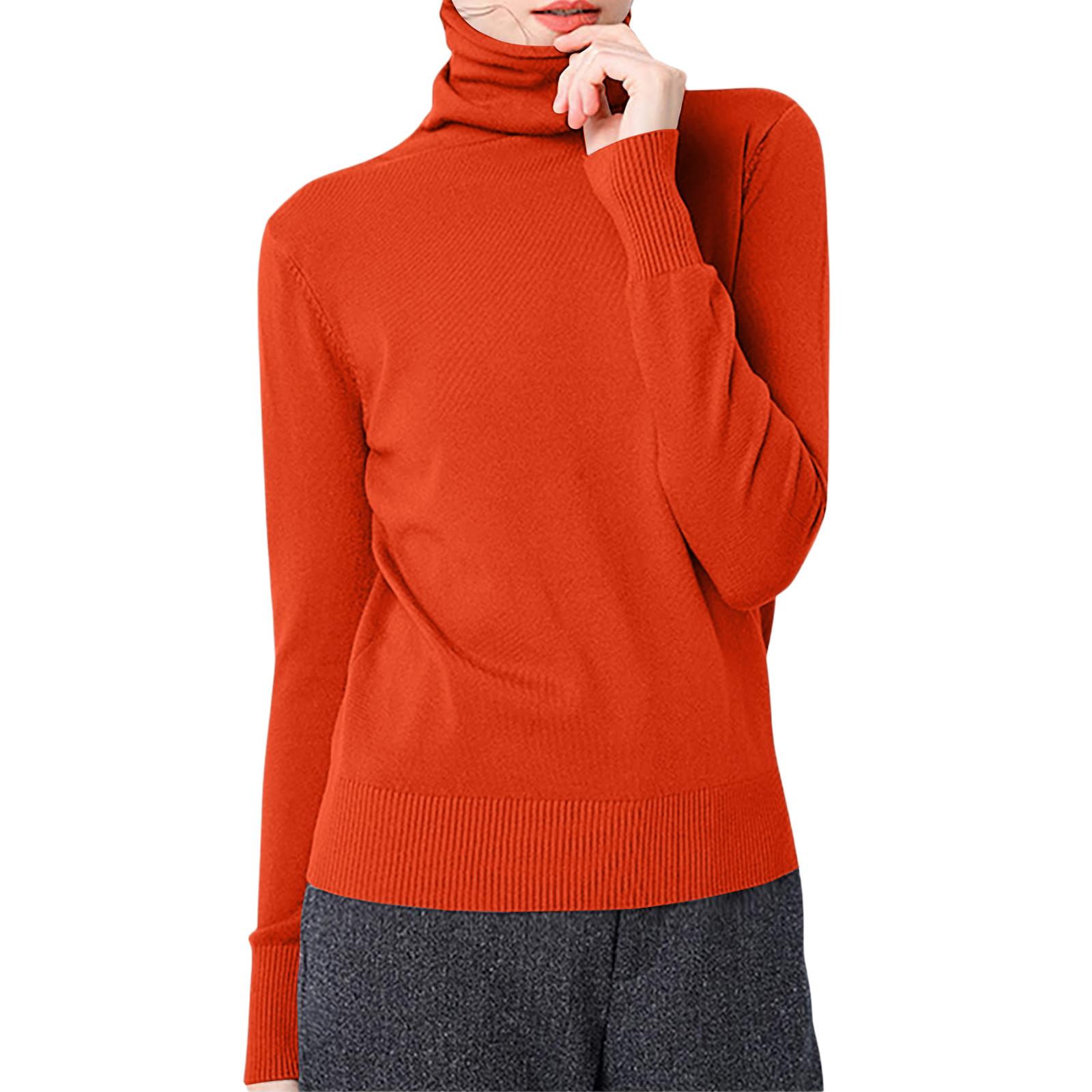 

Women s Casual And Fashionable Knitted Pile Collar Solid Color Long Sleeved Top S