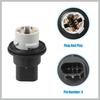 68083021AA Park and Turn Signal Socket Light Bulb Lamp Base for Dodge for Ram 1500 2009 2010 for Ram 1500 2500 3500 2011 2012 Replacement Car Parts