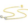 ZHOUYANG Chain Earring For Women Simple Style None Stone Rose Gold Color Ear Line Fashion Jewelry  ZYE236 ZYE237