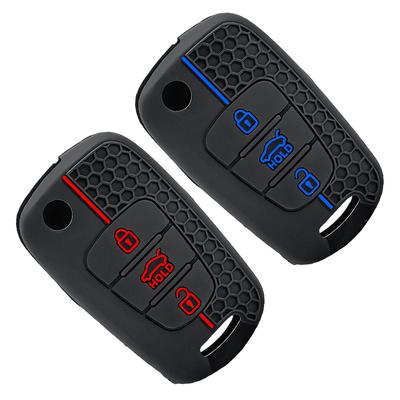 Silicone Key Case Cover For Kia Soul Venga Picanto Rio Sorento Ceed Sportage For Hyundai Solaris Accent Tucson L10 L20 L30 IX35