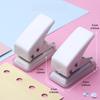 1pcs Mini Light Color Hole Punch Manual Single Round for Punching Holes In Loose-Leaf Paper Office School