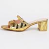 Fashion Fashion Narrow Band Buckle Slide Sandals 42 Large Size Open-toe Square Heel Sandals Woman Comfort Non-slip Vacation Beach Shoes