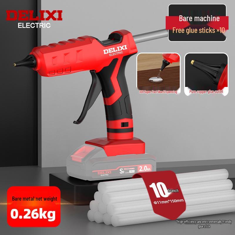 

Rechargeable Wireless Hot Melt Glue Gun for Crafts & Home Use