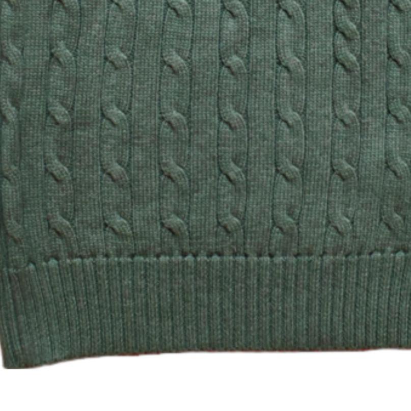 Polo Ralph Lauren FW23 Solid Color Small Pony Embroidered Round Neck Long Sleeve Knit Sweater Women sweater Dark-Green 211570012-080