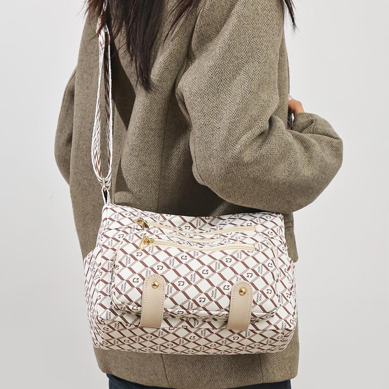 Damen-Umhängetasche mit mehreren Taschen, Muttertasche, große Kapazität, Reise-Umhängetasche