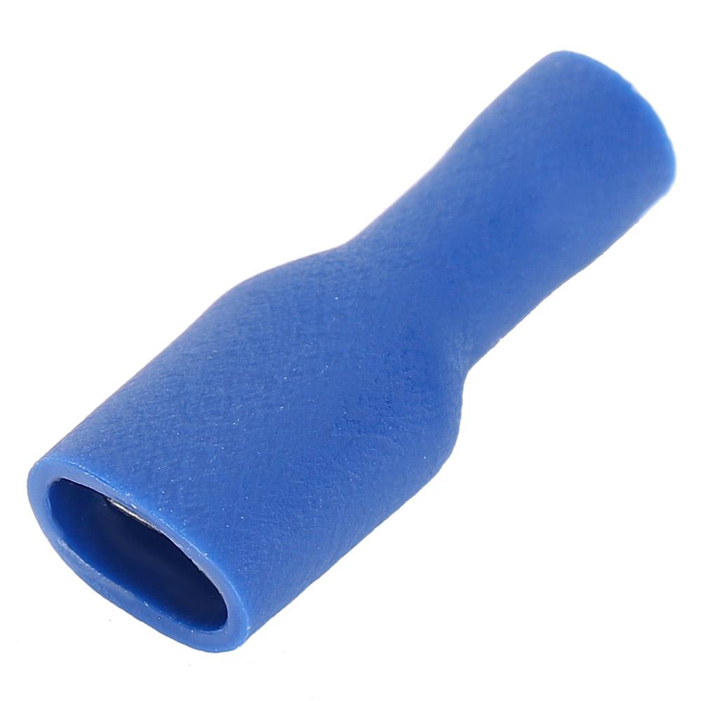 1000Pcs FDFD2250 Blue PVC All Insulation Wire Connector Female Terminals for Electric Engineering