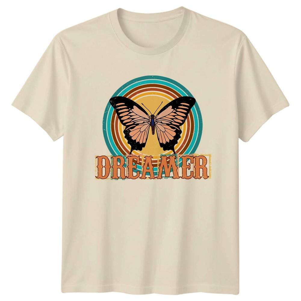 Dreamer TShirt Butterfly Nature Birthday Gift For Him And Her