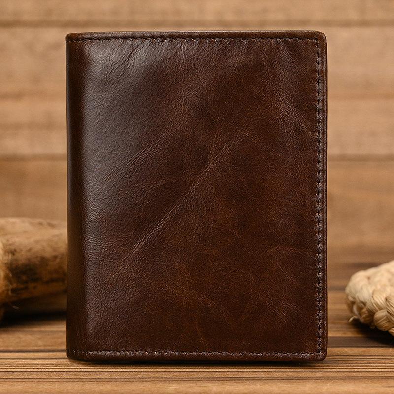 Горячая Распродажа RFID Кожаный Короткий Кошелек, Скидка 20% на Кожаный Кошелек на Молнии, Мужской Кожаный Кошелек