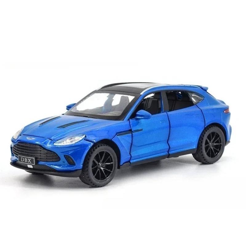 

Литая модель автомобиля 1/32 Aston Martin DBX со звуком и светом Коллекционная миниатюрная машина Детская игрушка-машина для мальчика Подарок на день рождения синий
