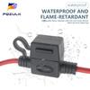 Car Waterproof Square Fuse Holder 32V long Feet Male Fuse 12AWG 10AWG 8AWG Mini Square Fuse Waterproof Fuse Box Fuse Holders1