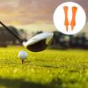 100Pcs/Set Plastic Golf Tees Wear-resisting Stable Creative 70mm Orange Plastic Golf Tees Sporting Devices for Home