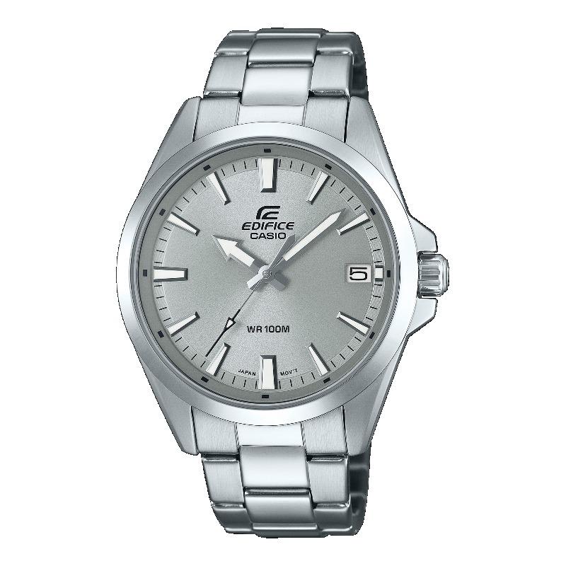 Casio Men s Stainless Steel 100M Water Resistant Analog Quartz Watch EFV-100D-8AV серый