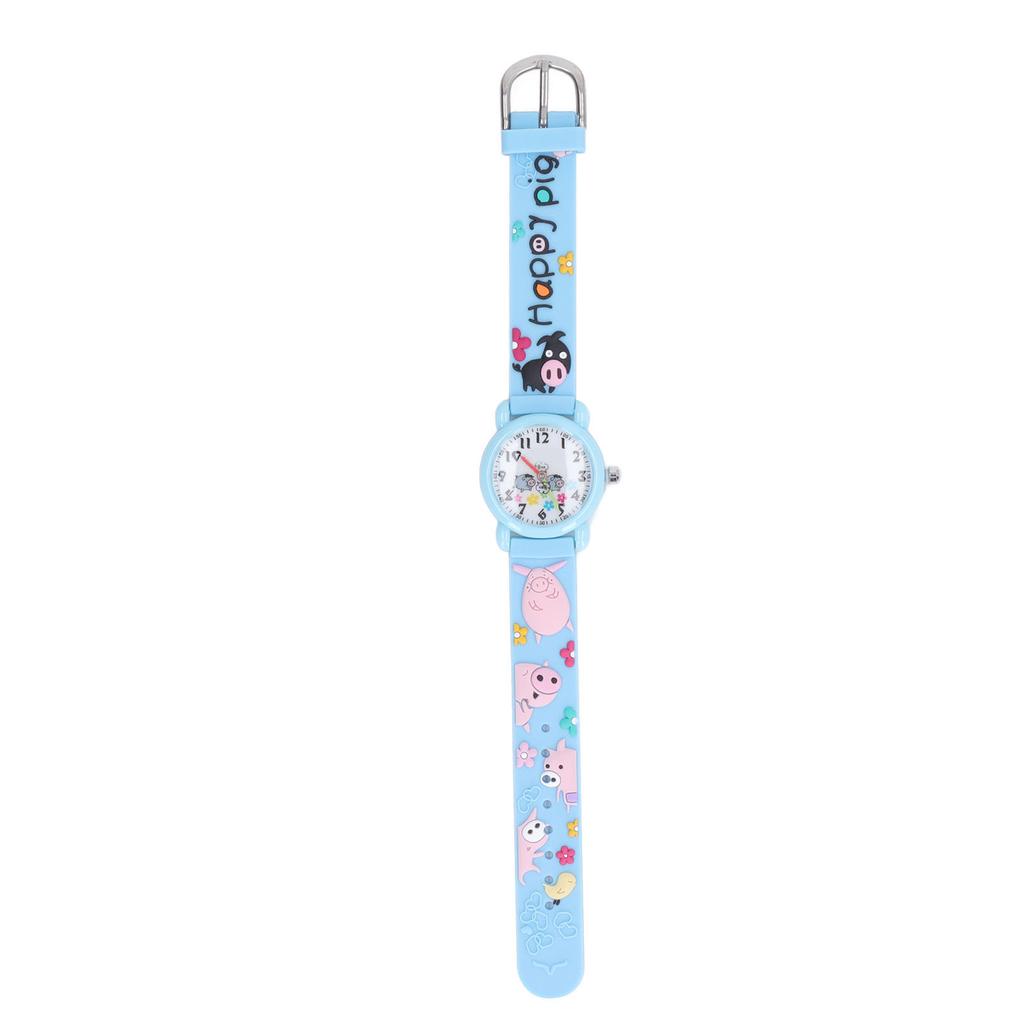 3D Cartoon Watch Toys Clear Scale Cute Decoration Waterproof Kids Watch for 3 To 8 Years Old Boy Home School