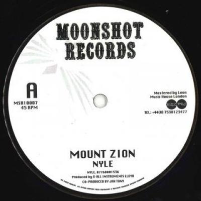 10inch Record NYLE - Mount Zion / Babaroots MSR1007 Moonshot Record 2019 UK Reggae, Ska & Dub