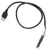 1 MP Kameramodul 66° 2,8 mm Fixfokus USB 2.0 Webcam Board mit USB-Kabel HBVCAMNB20231W