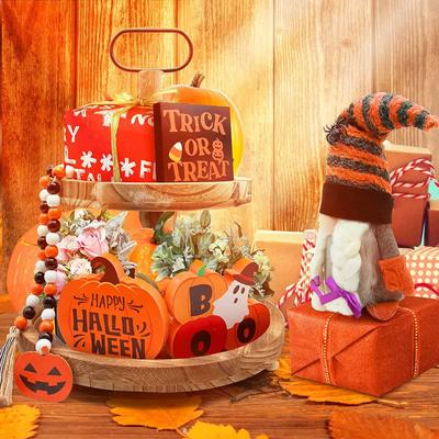 Halloween kreativní podnos dekorace řemesla Home Desktop dekorace ozdoby