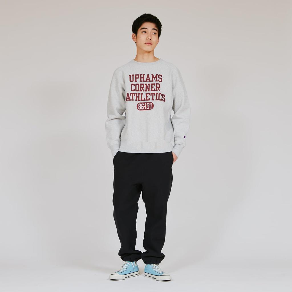 Champion Reverse Crew Neck Long Cotton Brushed Graphic Weave® Sweatshirt, Sleeve, 11.5oz USA, Back, Print, C3-C022-040-XL-25FW