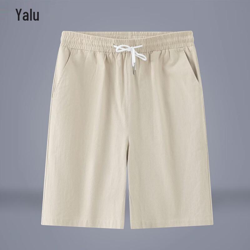 

Yalu Men s Linen Blend Casual Shorts L