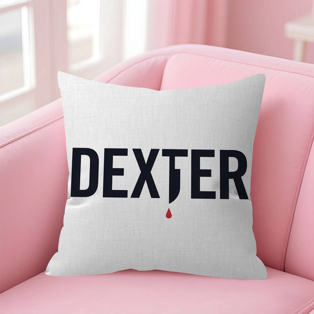 Dexter Morgan TV Office Cushion Pillowcase Car Cushion Cover45X45CM Lumbar Pillowcase Sofa Pillowcover