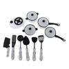 1 Sets Pots and Pans Kitchen Cookware Set for Children Play House Toys Simulation Utensils