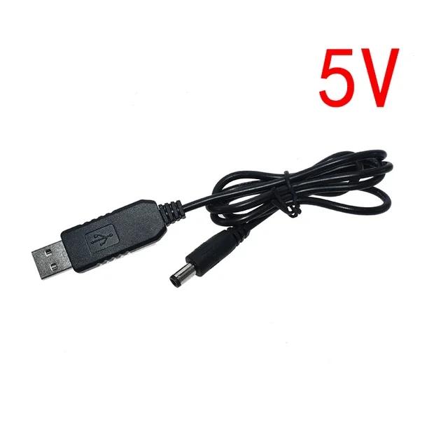 

1pcs USB power boost line DC 5V to DC 9V / 12V Step UP Module USB Converter Adapter Cable 2.1x5.5mm Plug белый