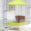 Acrylic Automatic Bird Feeder Transparent Parrot Hanging Feeder  for Small and Medium Parakeets