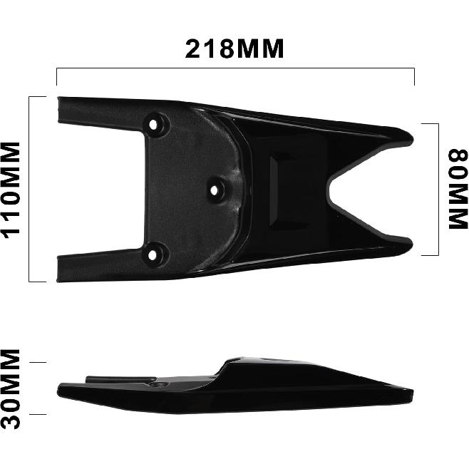 Dirt Bike Rear Fender Mud Guard Motorcycle Mudguard for Talaria X3 XXX PRO Electric Dirt Bike Black
