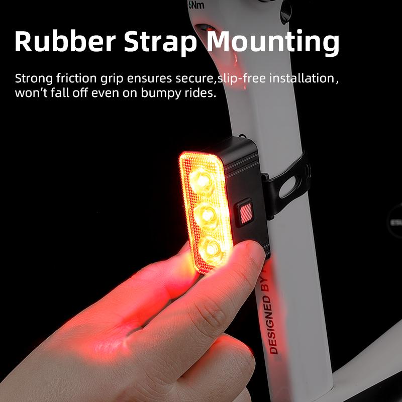 Bike Light Set USB Rechargeable Front Rear Bicycle Headlight Taillight Waterproof For MTB Road Bike Cycling Safety Accessories