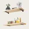1 Set 4Mm Thicked Invisible L-Shaped Brackets Heavy Duty Cast Iron Floating Shelf Brackets For Kitchen Shelves Support