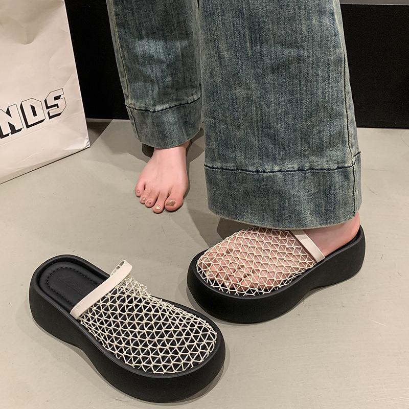 New Style of Women's Shoes Breathable Thick-soled Flip-flops
