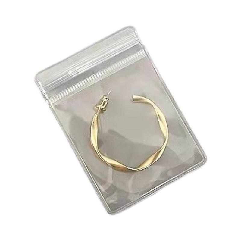 Thickened Transparent PVC Self-Sealing Jewelry Storage Bags