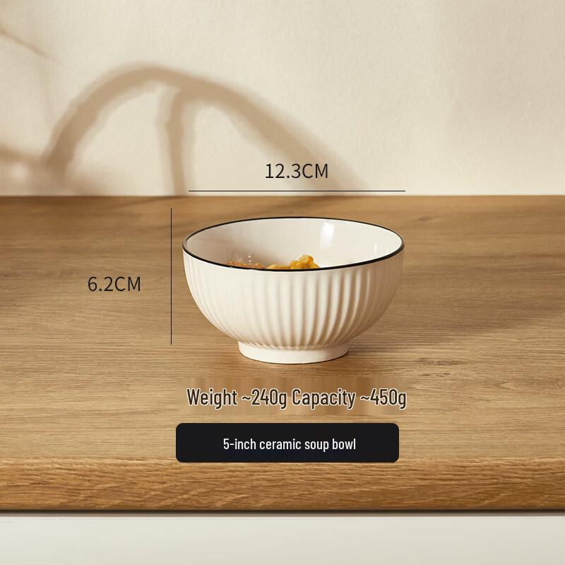 Japanese Style Ceramic Serving Bowl