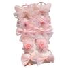 [YNOBUN] Laços de Cabelo com Fita de Flor Colorida para Crianças, Laços de Cabelo para Meninas, Elásticos de Cabelo de Alta Elasticidade e Duráveis para Bebês - PK