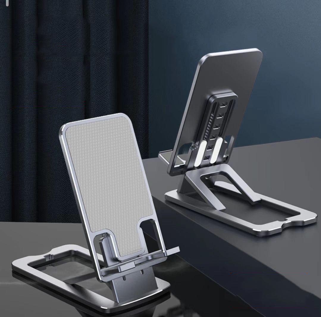 Wholesale Mini Adjustable Mobile Phone Holder Universal Foldable Desktop Stand Holder For Tablet серый