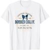 Retro Border Collie Vintage T-Shirt(1)