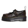 Dr. Martens Couro Moda Bico Redondo Sapatos Casuais Sapatos Femininos Marrom 32018302