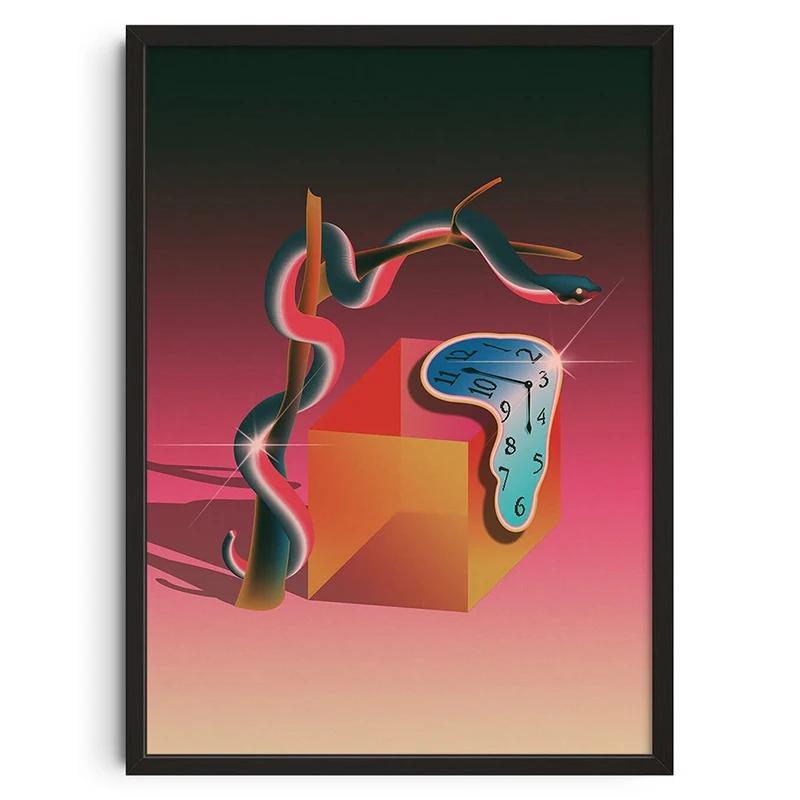 Vintage Abstract Feed Your Mind Classic Posters Print Self Care Wall Art Canvas Painting for Living Room Bedroom Home Decor