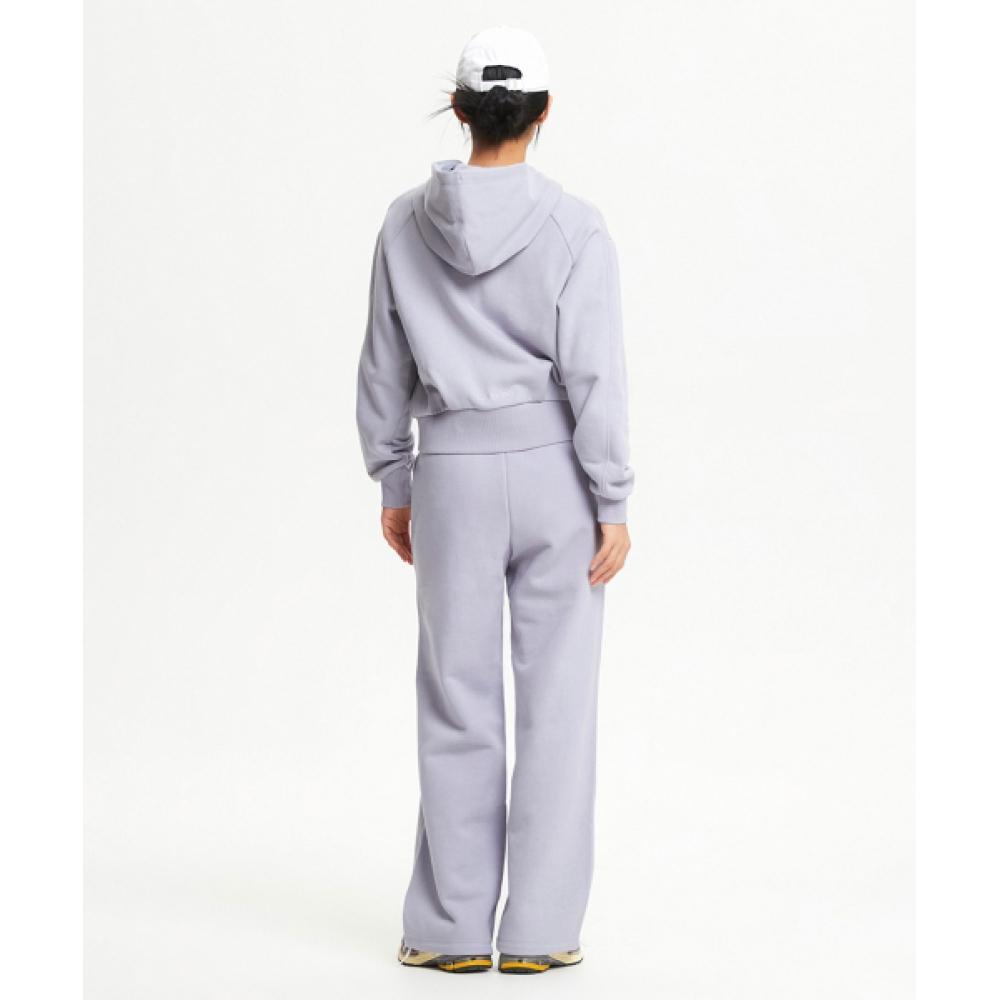 New Balance Nbmde4w902 Women Essential Brushed Hoodie Zip Up  Purple 